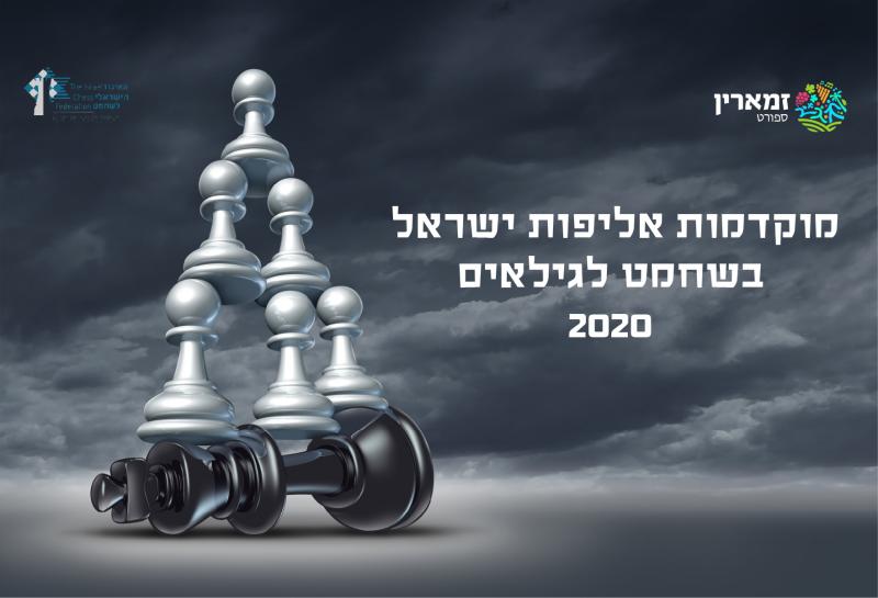  מוקדמות אליפות ישראל בשחמט לגילאים לשנת 2020