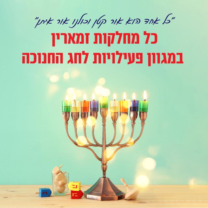 פעילויות חנוכה 2023